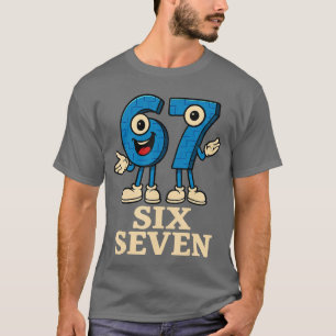Camiseta 67 Si Seven 67 Piada Italiana Brainrot Gaming Meme
