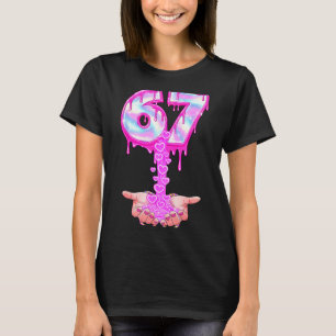 Camiseta 67 Six Seven 6 7 Meme Dia dos Namorados Engraçado 