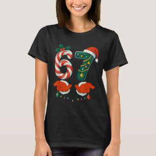 Camiseta 67 Six Seven 6 7 Meme Personalizado Casal Natal Ta