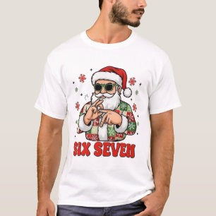 Camiseta 67 Six Seven Burh Natal Divertido 6 7 Meme Homens 