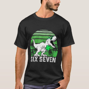 Camiseta 67 Six Seven Divertido 6 7 Feliz Dia de São Patríc