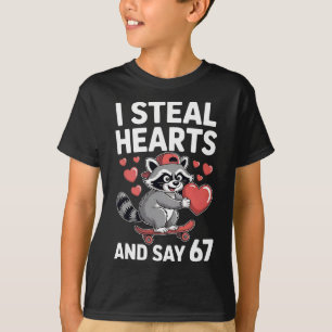 Camiseta 67 Six Seven Eu Roubo Corações Dia dos Namorados 6