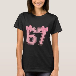 Camiseta 67 Six Seven Meme Coquete Nk Laço 6 7 Gen Alpha Sl