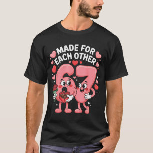 Camiseta 67 Six Seven Meme Geração Alpha Dia dos Namorados