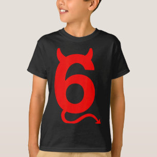 Camiseta 67 Sixty Seven Fantasia de Halloween Diabo Engraça