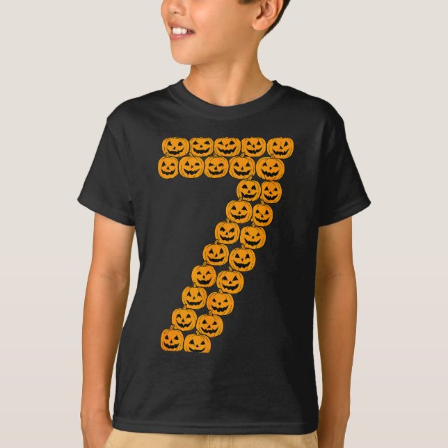 Camiseta 67 Sixty Seven Halloween Costume Pumpkins Funny 6  (Frente)