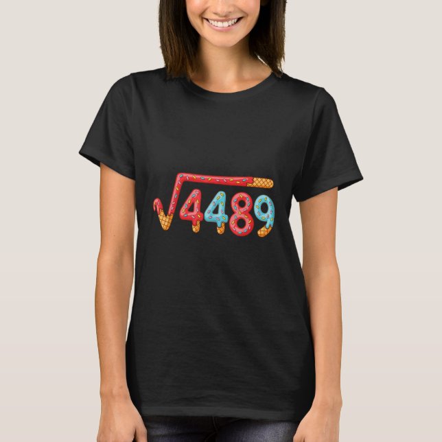 Camiseta 67 Sorvete Drip Meme Raiz Quadrada 4489  (Frente)