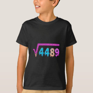 Camiseta 67 Sorvete Drip Meme Raiz Quadrada 4489 Gíria Mate