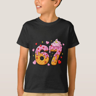 Camiseta 67 Sorvete Drip Meme Seis Sete 6 7 Dia dos Namorad