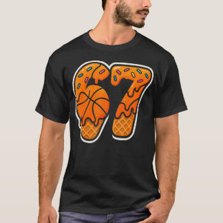 Camiseta 67 Sorvete Gotejamento Basquete Seis Sete Meme Ces