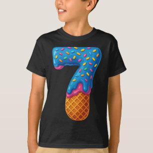 Camiseta 67 Sorvete Gotejamento Meme Divertido Seis Sete Ge