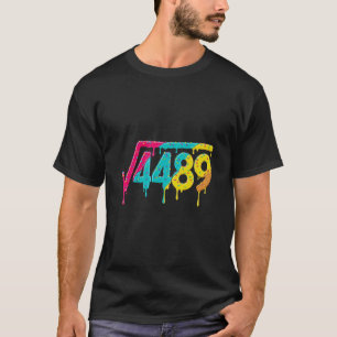 Camiseta 67 Sorvete Gotejamento Meme Raiz Quadrada 4489 Gír