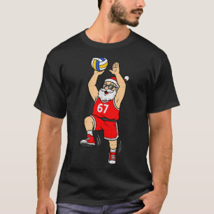 Camiseta 67 Volei Papai Noel Seis Sete Meme Natal Srt M