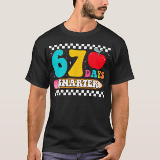 Camiseta 67Th Day Of School 67 Days Smarter Teacher Boy Gir