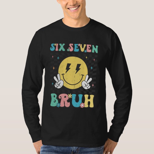 Camiseta 67th Day of School Shirt Six Seven Bruh Teacher Bo (Frente)