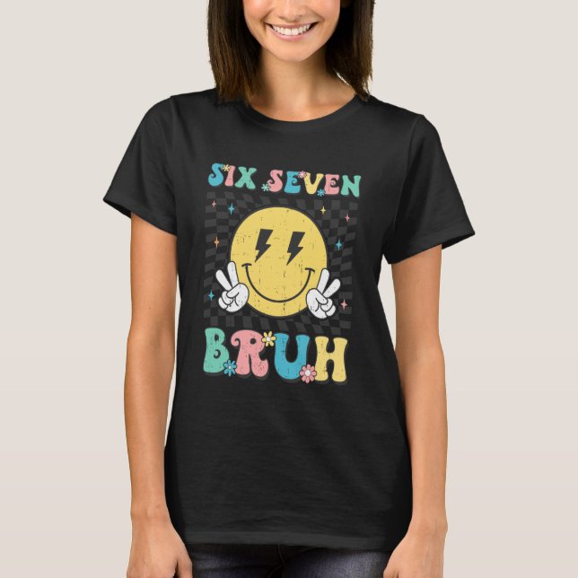 Camiseta 67th Day of School Shirt Six Seven Bruh Teacher Bo (Frente)