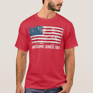 Camiseta 68º aniversário, vintage eua , Incrível desde 1954