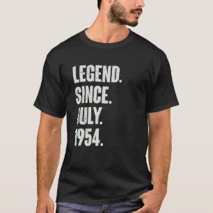 Camiseta 68 anos de idade 68 anos Legenda de aniversário de
