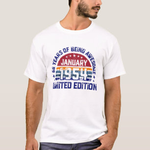 Camiseta 68 Years Old Of Being Awesome - Legend In January