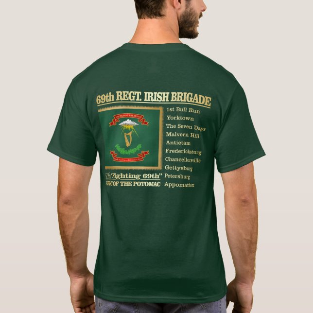 Camiseta 69.º Regimento, Brigada Irlandesa (BH) (Verso)