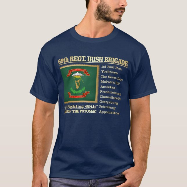 Camiseta 69.º Regimento, Brigada Irlandesa (BH) (Frente)