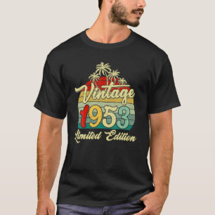 Camiseta 69 Anos De Idade Vintage 1953 69ª Festa de aniver