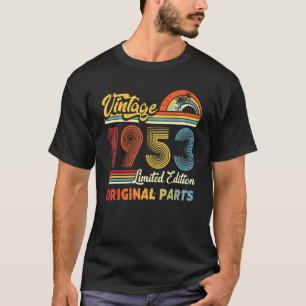 Camiseta 69 Anos Vintage 1953 Pai Divertido Pais 69 Bi