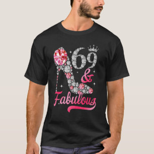 Camiseta 69 E Fabuloso Alto Salto 69.º Aniversário Para As 