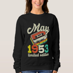 Camiseta 69.o aniversário de maio de 1953 Vintage Cassette