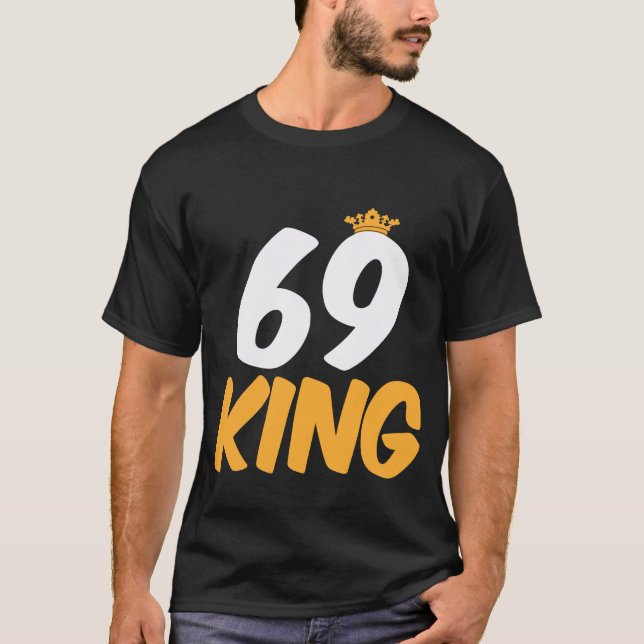 Camiseta 69. Presente De Aniversário De 59 Anos De Idade, P (Frente)