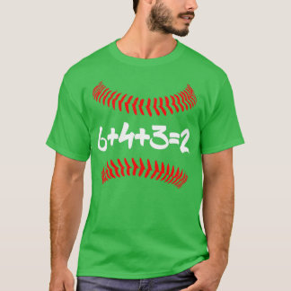 Camiseta 6 4 3 2 Baseball Mãe e Pai 6432 Matemática T