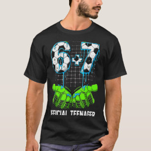 Camiseta 6+7 = 13 Anos Meninos Meninas Adolescentes 13º Ani