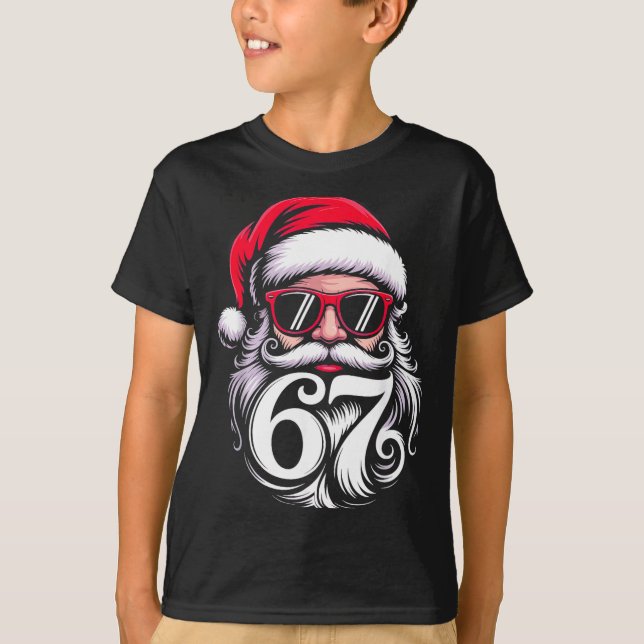 Camiseta 6 7 Christmas 67 Santa Six Seven  (Frente)