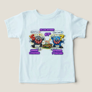 Camiseta 6’7” Elementos Químicos Vitais para a Sobrevivênci