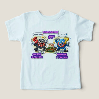 Camiseta 6’7” Elementos Químicos Vitais para a Sobrevivênci