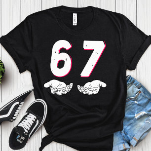 Camiseta 6 7 engraçado, Seis Sete Meme Fashion