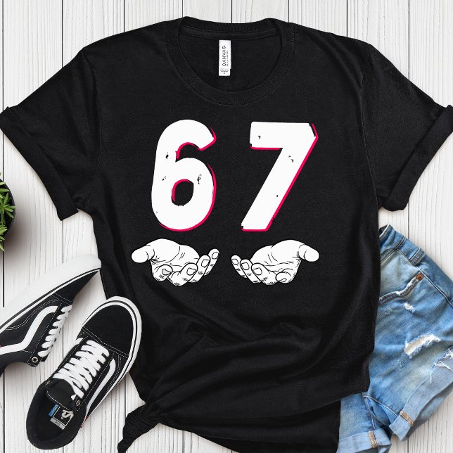 Camiseta 6 7 engraçado, Seis Sete Meme Fashion  (Criador carregado)