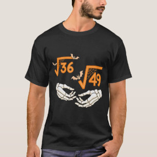 Camiseta 6 7 Halloween Matemática Raiz Quadrada 67 Meme Gen