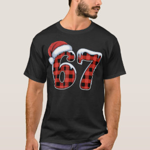 Camiseta 6 7 Meme Fantasia Natal Casal Homens Mulher