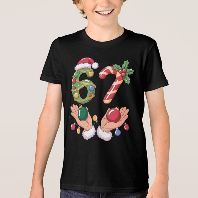 Camiseta 6-7 Meme Weihnachtsshirt (Frente)