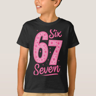 Camiseta 6 7 Número 67 Nk Seis Sete Meme Gíria Mulheres Men
