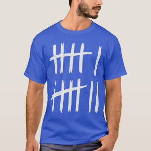 Camiseta 6 7 Número 67 Seis Sete Marcas de Contagem Meme Ho