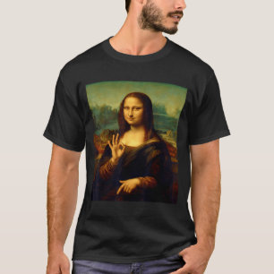 Camiseta 6 7 Seis Sete Meme 67 Mona Lisa Engraçada Clique E