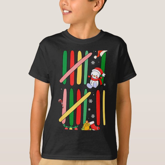 Camiseta 6 7 Six Seven 67 Meme Tally Marks Counting Christm (Frente)
