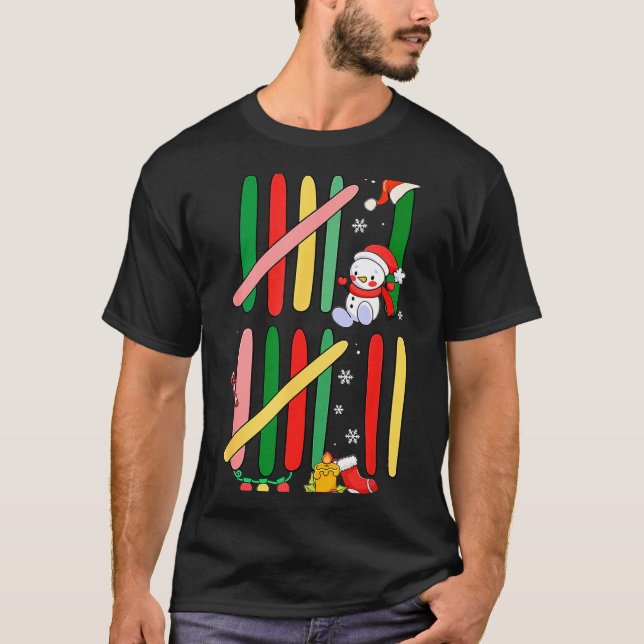 Camiseta 6 7 Six Seven 67 Meme Tally Marks Counting Christm (Frente)