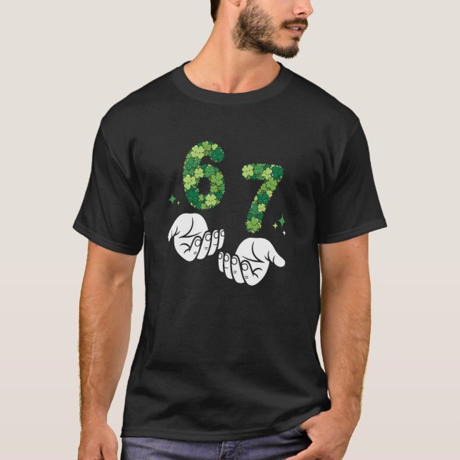 Camiseta 6 7 St. Patricks Day Six Seven Meme (Frente)
