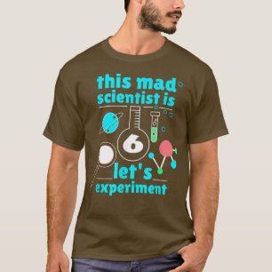 Camiseta 6 Aniversário Sexto Bday Cientista Louco Chem