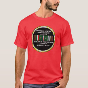 Camiseta 6 BATTLE STARS WII Veteran