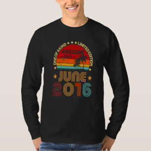 Camiseta 6 Birthday Incrível Desde Junho De 2016
