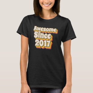 Camiseta 6 Birthday Oferece Excelente Desde 2017, 6 Anos G